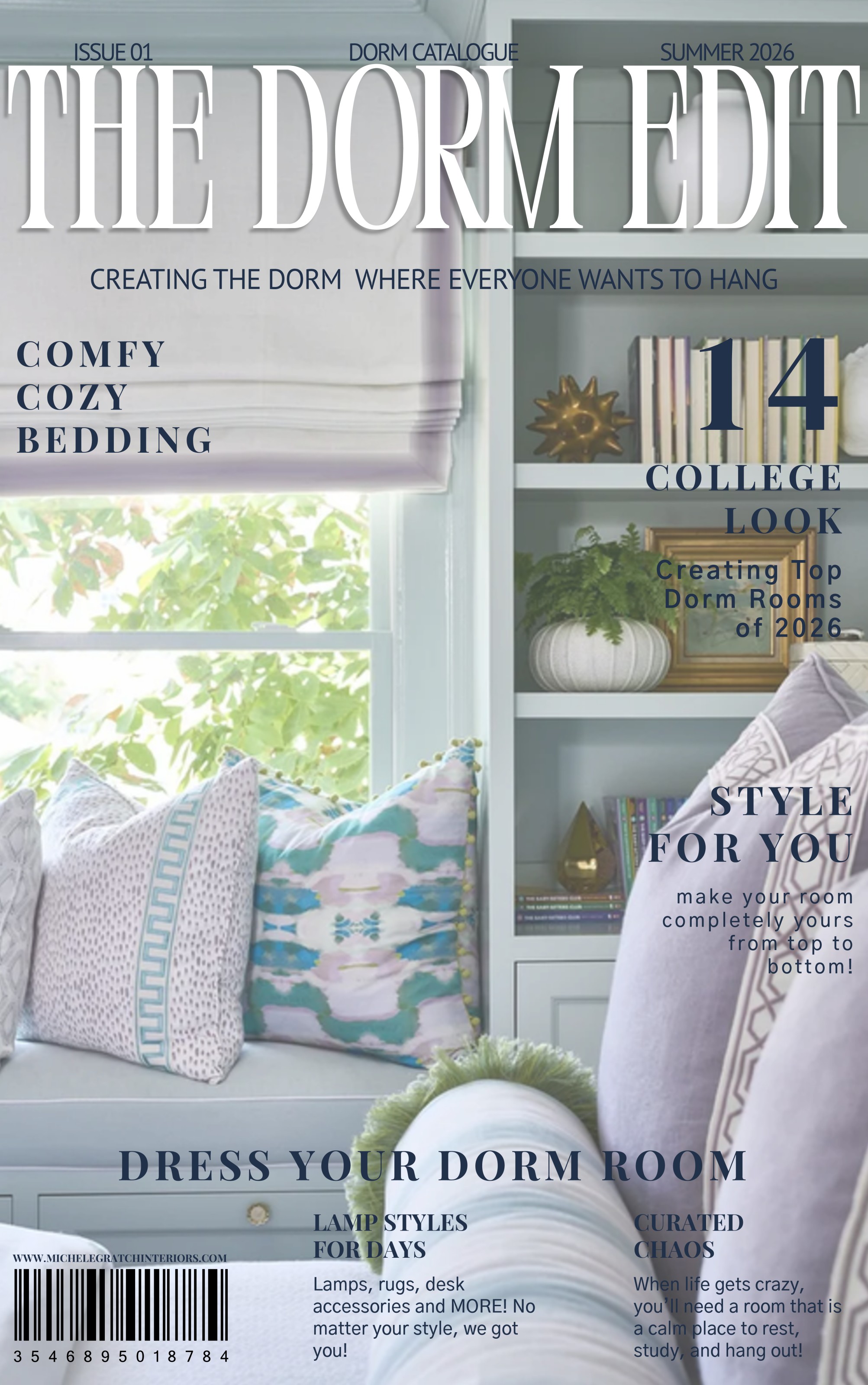 Dorm Life catalogue cover, Issue 01 Summer 2026